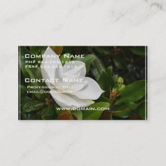 Carte De Visite Magnolia blanche