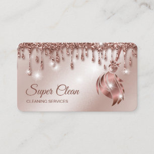 Carte De Visite Maid Cleanhouse Sparkling or rose