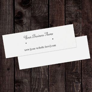 Carte de visite maigre