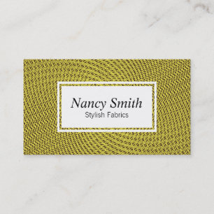 Carte De Visite Maillage jaune