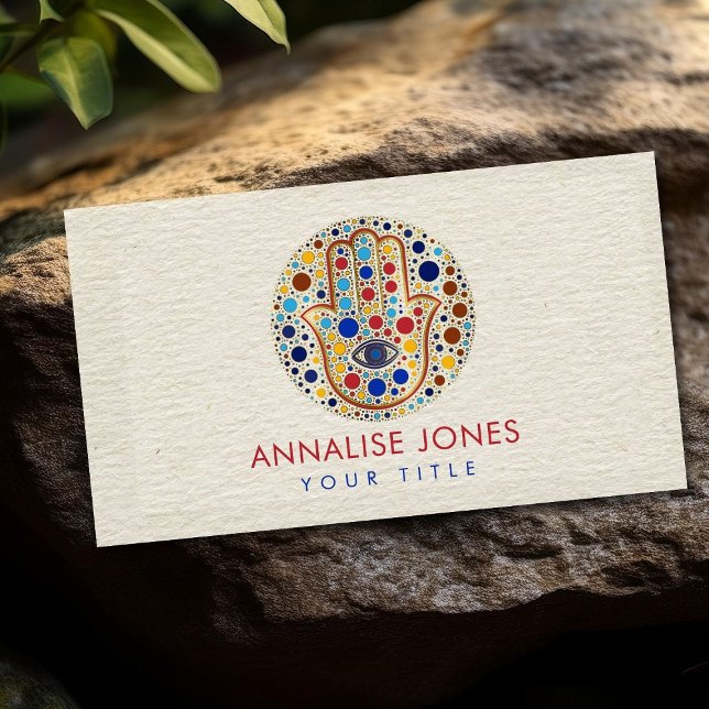 Carte De Visite Main Hamsa - Main - Fatima Dot Art (Créateur téléchargé)