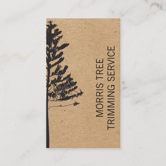 Carte De Visite Maintenance de l'arbre | Paysage | Gardener (Devant)