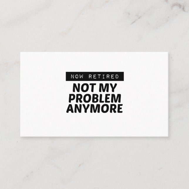 CARTE DE VISITE MAINTENANT RETIRÉE (Devant)