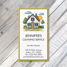 Maison Accueil Nettoyage Services Moderne Simple