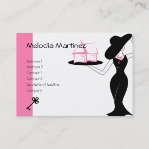 Carte De Visite Maison et clé