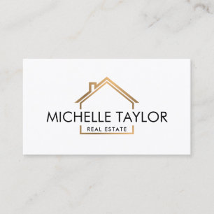 Carte De Visite Maison immobilière professionnelle moderne Insérer