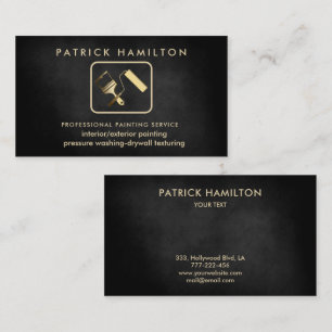 Carte De Visite Maison peinture professionnel élégant moderne