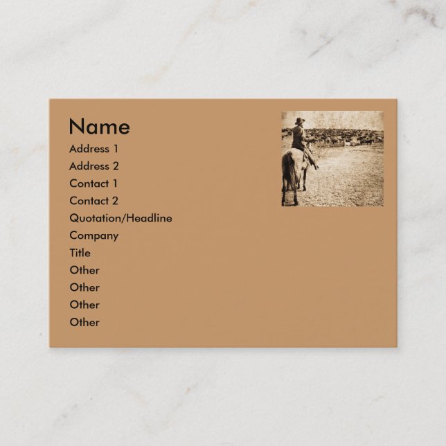 Carte De Visite Maison sur la gamme V.2 (Devant)