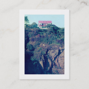 Carte De Visite Maison sur une falaise - Bordé