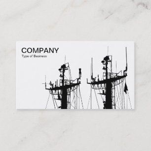 Carte De Visite Maisons de navires - Blanc