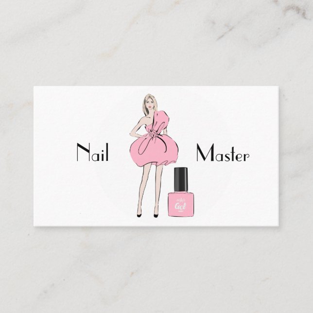 Carte De Visite Maître de clou (Devant)