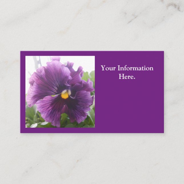 Carte De Visite Maîtresse (Devant)