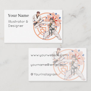 Carte De Visite Maîtrise technique - Précision et agilité martiale
