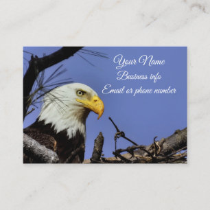 Carte De Visite Majestic Bald Eagle