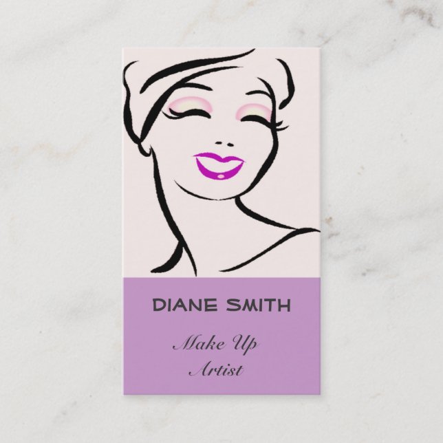 Carte De Visite Make Up Artist (Devant)