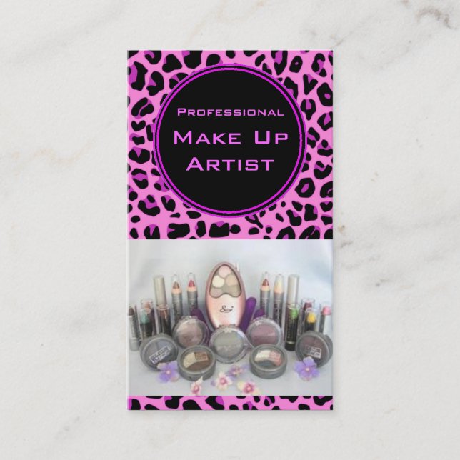 Carte De Visite Make Up Artist (Devant)