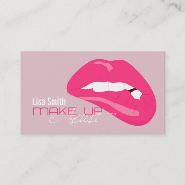 Carte De Visite Make up Artist (Devant)