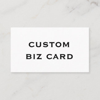 CARTE DE VISITE MAKE YOUR OWN BUSINESS CARDS