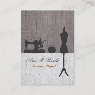 Carte De Visite Makers Retro couture Mode Vintage Mannequin