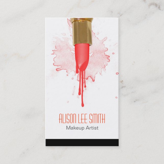 Carte De Visite Makeup Artist (Devant)