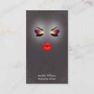 Carte De Visite Makeup Artist Business Card