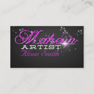 Carte De Visite Makeup Artist business card