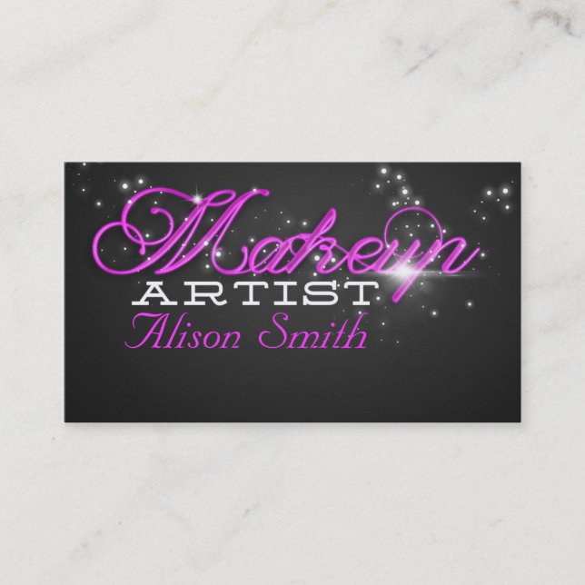 Carte De Visite Makeup Artist business card (Devant)