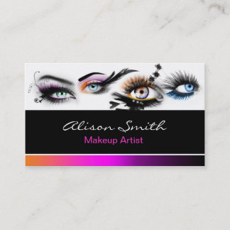 Carte De Visite MakeUp artist business card