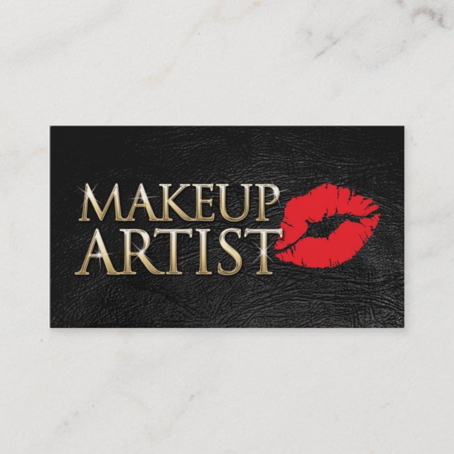Carte De Visite MakeUp artist business card (Devant)