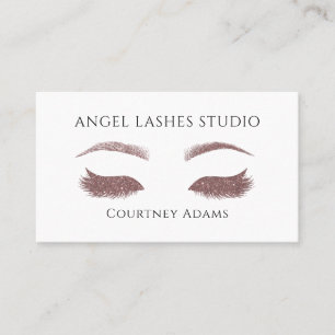 Carte De Visite Makeup Artist Eyelash Eyebrows Extensions