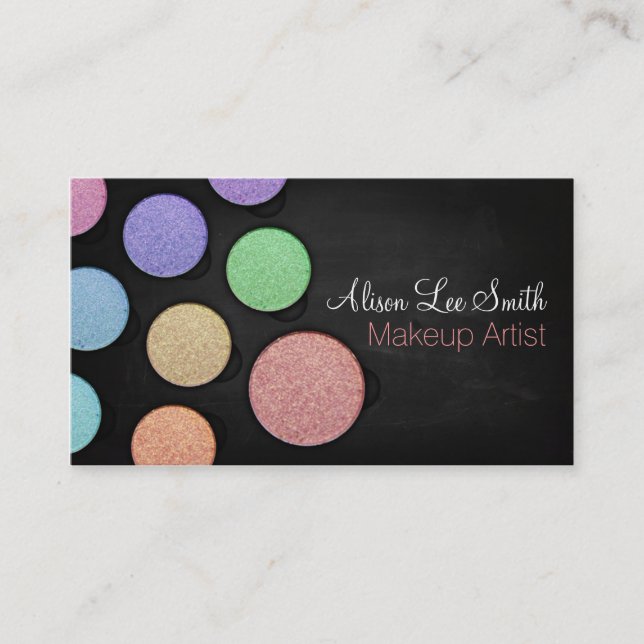 Carte De Visite Makeup Artist/Palette (Devant)