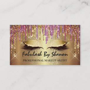 Carte De Visite Makeup Artist Wedding planner d'événements Eyela