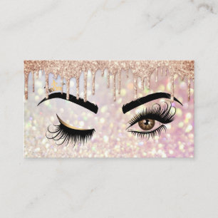 Carte De Visite Makeup artist Wink Eye Beauty Salon Lash Extension