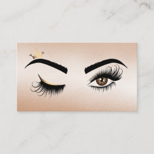 Carte De Visite Makeup artist Wink Eye Beauty Salon Lash Extension
