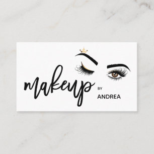 Carte De Visite Makeup artist Wink Eye Beauty Salon Lash Extension