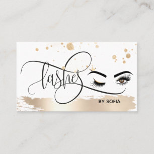 Carte De Visite Makeup artist Wink Eye Beauty Salon Lash Extension