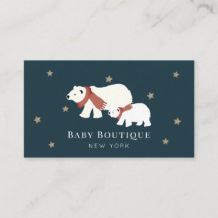Carte De Visite Maman & Baby Polar Bear Baby Boutique Social Media