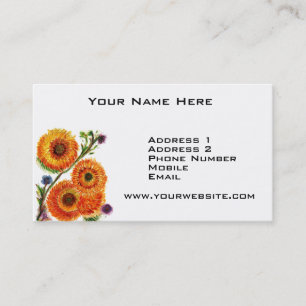 Carte De Visite Mamans oranges