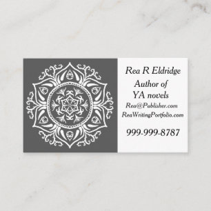 Carte De Visite Manatee Mandala