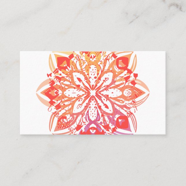 Carte De Visite mandala (Devant)