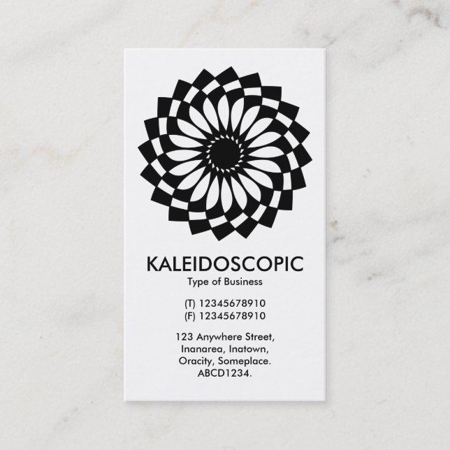 Carte De Visite Mandala 07 (Devant)