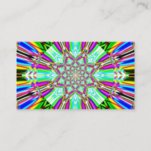 Carte De Visite Mandala cosmique - Votre nom ici
