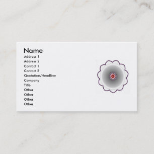 Carte De Visite Mandala de rêve Zen