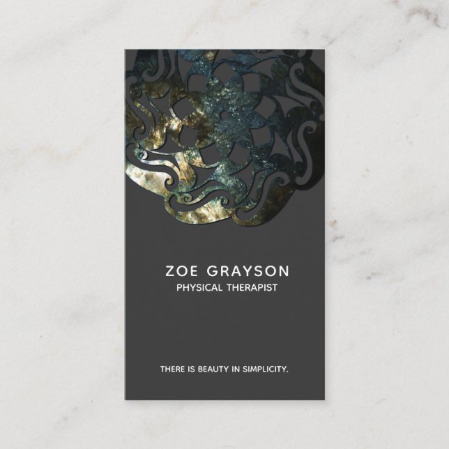 Carte De Visite Mandala du Temple Intérieur (Devant)