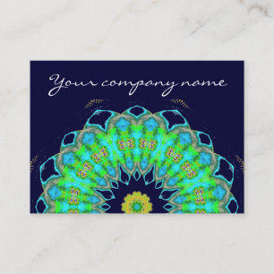 Carte De Visite mandala en couleurs