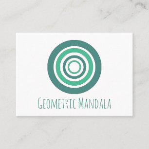 Carte De Visite Mandala géométrique