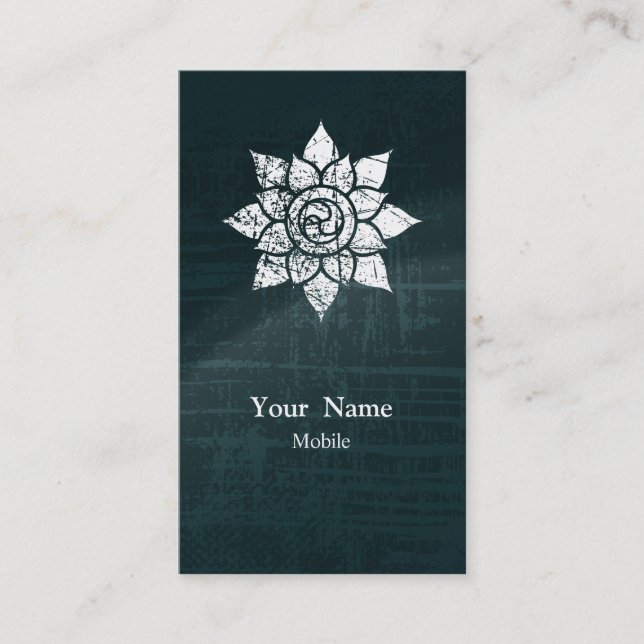 Carte De Visite Mandala grunge (Devant)