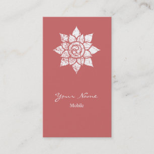 Carte De Visite Mandala grunge