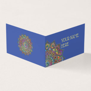 Carte De Visite Mandala Inde Style 1