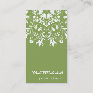 CARTE DE VISITE MANDALA LOGO CUSTOMISÉ YOGA INSTRUCTEUR